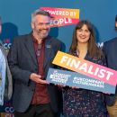 Josh, Steve, Annie and Simon at the awards ceremony