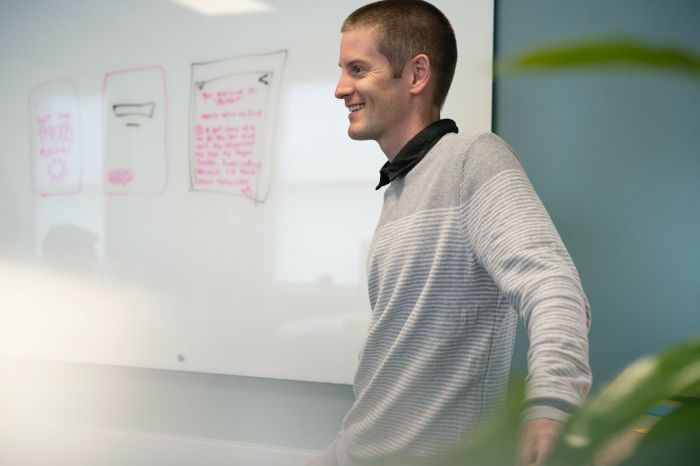 Chris Leversuch in the Brightec office