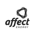 Affect Energy greyscale Logo