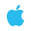iOS Logo in blue