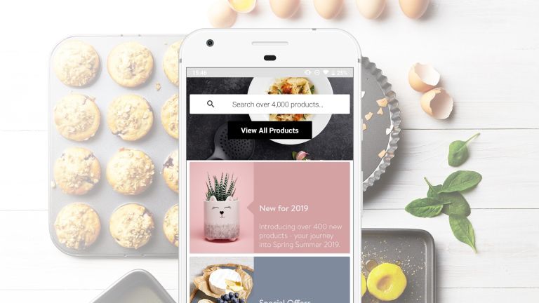 The KitchenCraft app is an example of E-commerce app development