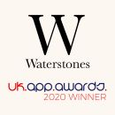 Waterstones and UK App Awards logos