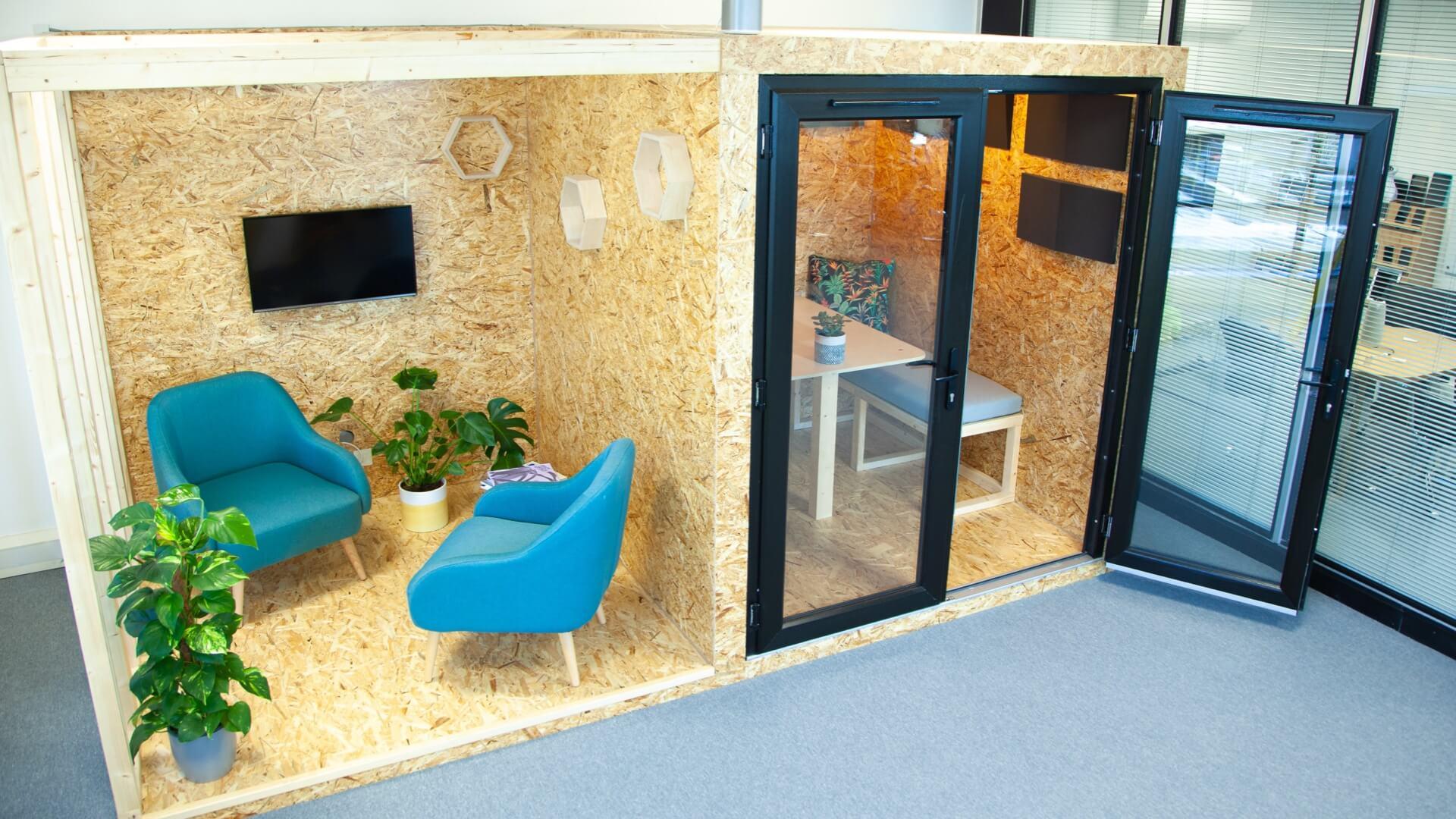 Our pod meeting rooms